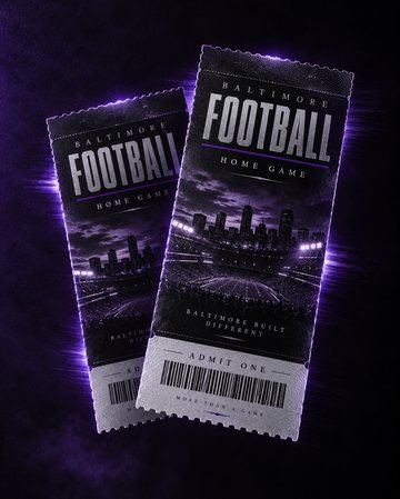 Two Baltimore home game tickets